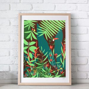 sebastien pelon jungle serigraphie